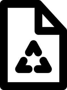 Recycle Paper Craft Design Svg File, Free Vectors File